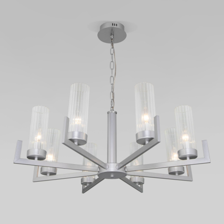 Подвесная люстра Eurosvet Arganie 60133/8 серебро 