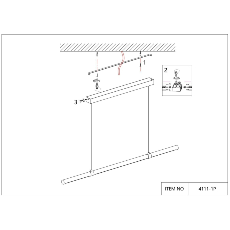 Подвесной светильник Favourite Cuero 4111-1P 