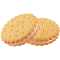 Нарушена упаковка!  <222581> Печенье ЯШКИНО "С клубничным кремом", затяжное, 190 г, МП461 (620968)