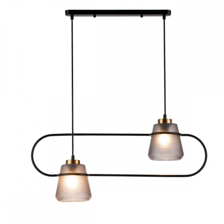 Подвесной светильник Indigo Astratto 11016/2P Black 