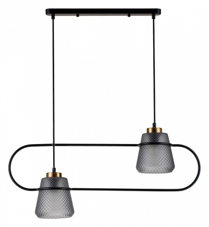 Подвесной светильник Indigo Astratto 11016/2P Black 