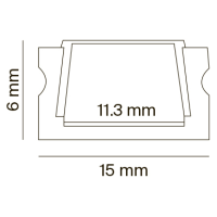 Профиль встраиваемый Maytoni Led Strip Алюминиевый профиль ALM004S-2M