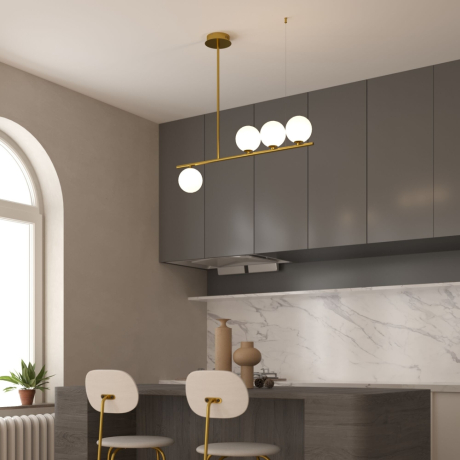 Подвесной светильник Eurosvet Fredo 70136/4 золото (a056966)