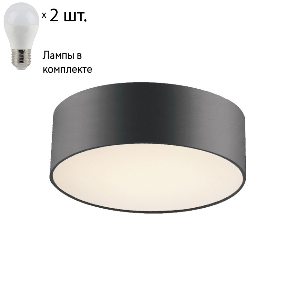 Потолочная люстра с лампочками Favourite Cerchi 1514-2C+Lamps E27 P45 потолочная люстра favourite 1469 1u dorata