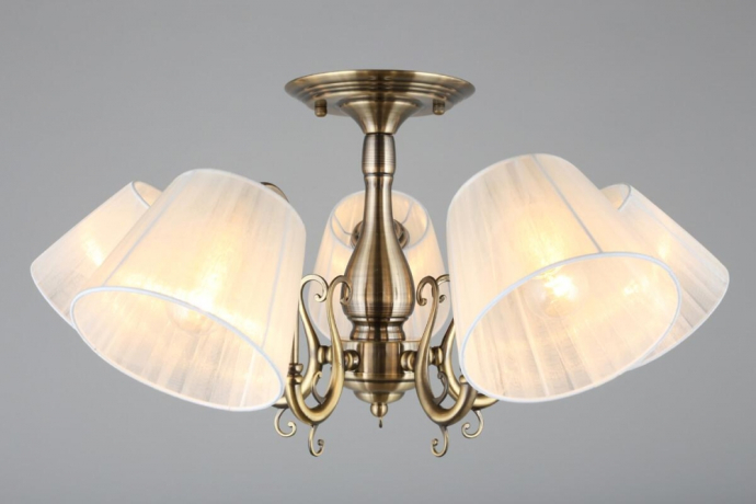 Люстра потолочная с лампочками Omnilux OML-29117-05+Lamps 