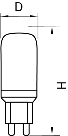 Светодиодная лампа G9 6W 3000K (теплый) JC LED Lightstar 940482 