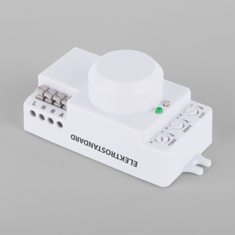 Микроволновый датчик движения 10м 1200W 360° IP20 Elektrostandard -13 белый (a048129)