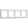Рамка на 4 поста (белый) Werkel 32997