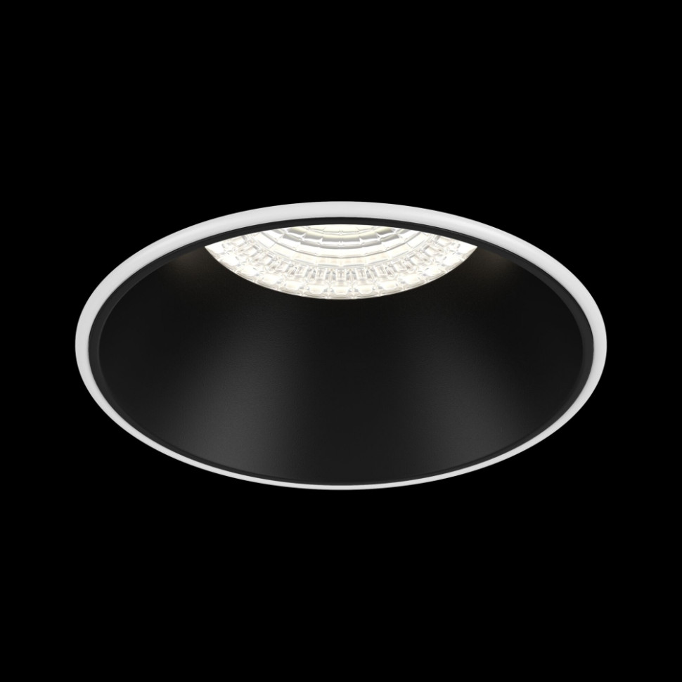 Встраиваемый светильник Maytoni Share DL051-2B (DL051-02W+DLA051-03B), цвет черный - фото 2