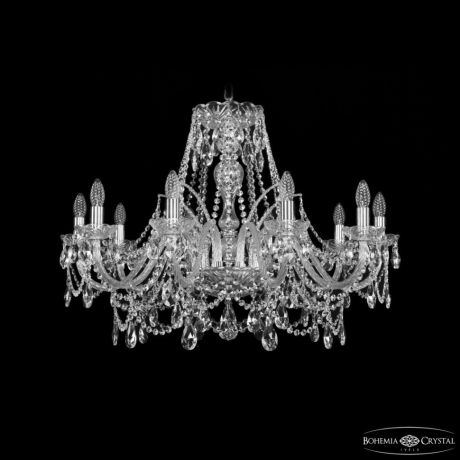 Подвесная люстра Bohemia Ivele Crystal 1411 1411/10/300 Ni 