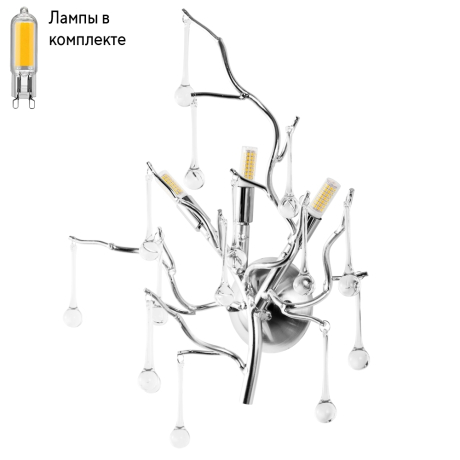 Бра с лампочками DIVINARE 3132/26 AP-3+Lamps 