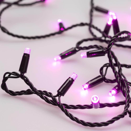 10м. Уличная гирлянда нить розовый свет Ardecoled 230V ARD-String--10000-Black-100Led-Std Pink (424226)