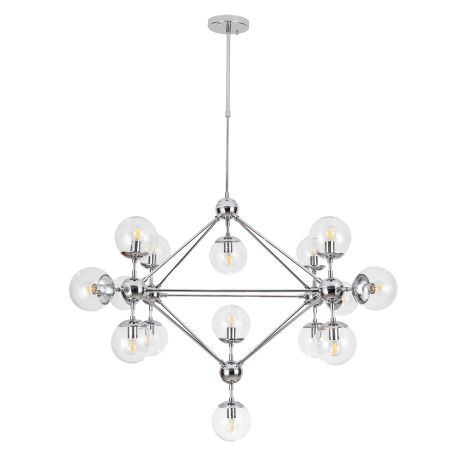 Люстра на штанге Arte lamp Bolla с поддержкой Маруся A1664SP-15CC-М 