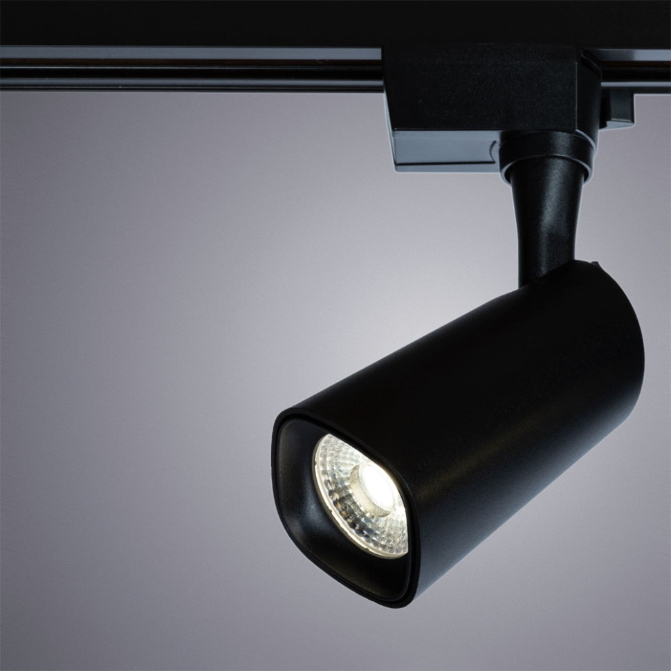 Однофазный LED светильник 18W 4000К для трека Arte lamp Barut A4562PL-1BK, цвет черный - фото 2