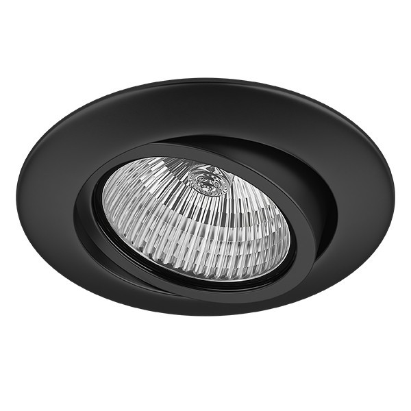Встраиваемый светильник Teso adj Lightstar 11087, цвет черный - фото 1