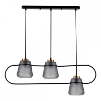 Подвесной светильник Indigo Astratto 11016/3P Black