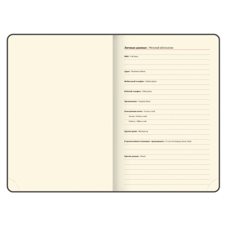 Нарушена упаковка! <795085> Ежедневник датированный 2026 А5 138x213 мм, BRAUBERG "Iguana", под кожу, коричневый, 117057