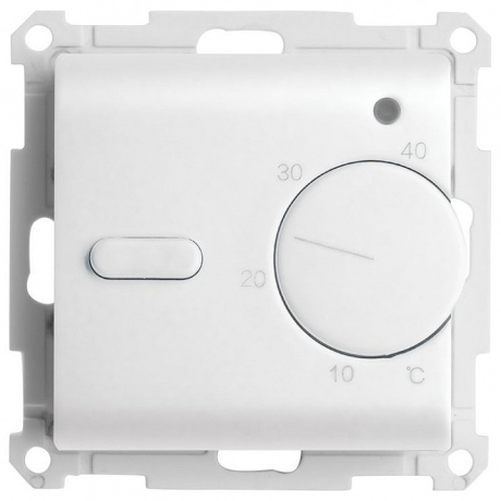 Терморегулятор электромеханический для теплого пола без рамки Stekker Катрин 49740 