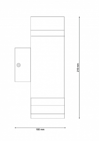 Natura W074.1 Led Venge Настенный светильник Lucia Tucci 