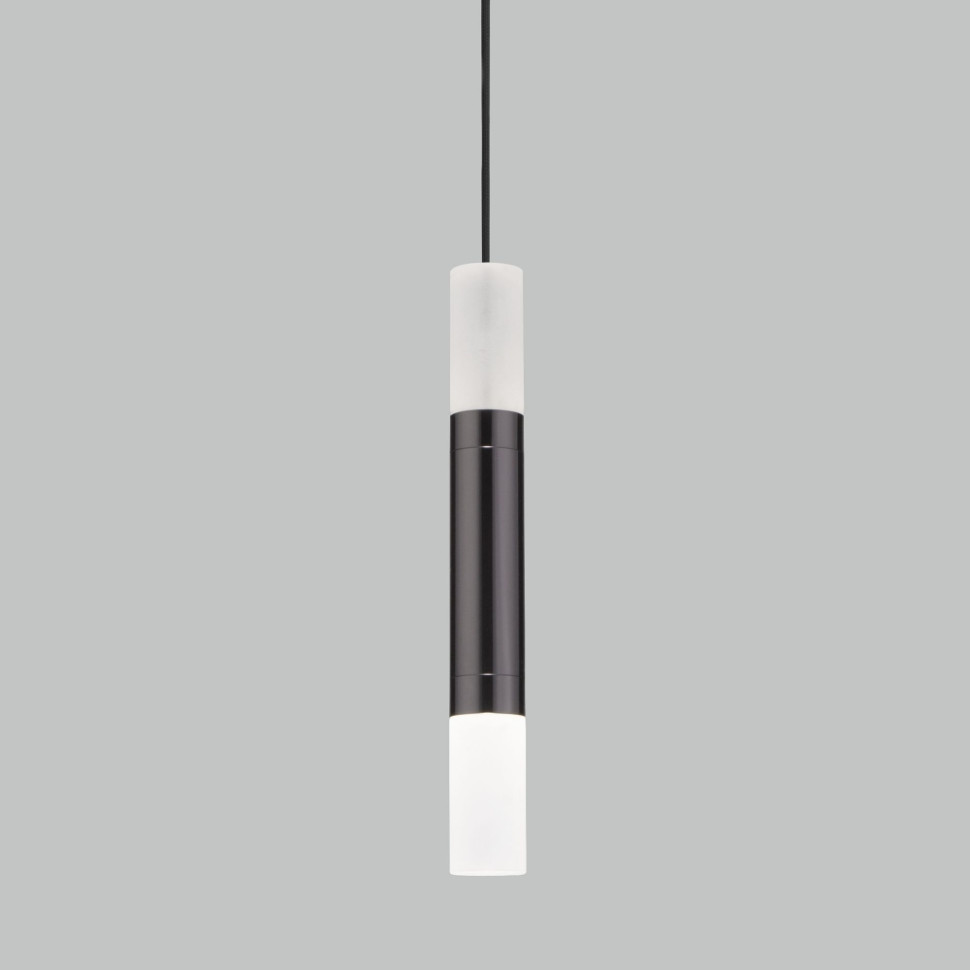 Подвесной светодиодный светильник Eurosvet Axel 50210/1 LED черный жемчуг (a054210) стул барный sht s48 пластиковый желтый чёрный муар