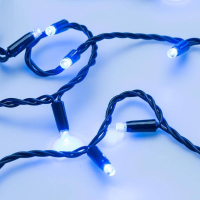 10м. Уличная гирлянда нить синий свет Ardecoled 230V ARD-String-Classic-10000-Black-100Led-Std Blue (25802)