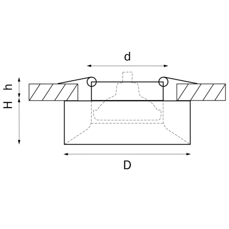 Встраиваемый светильник Lightstar Levigo L01002727 