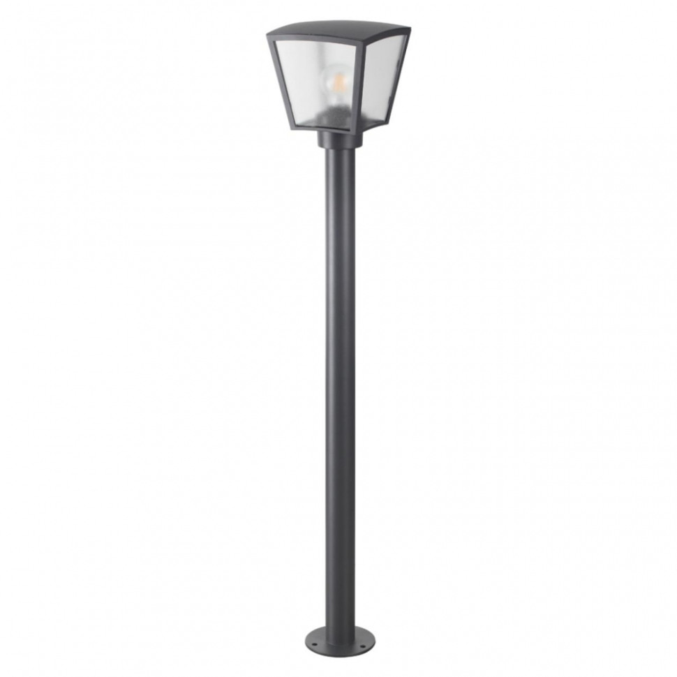 Ландшафтный уличный светильник со светодиодной лампочкой E27, комплект от Lustrof. №619105-642451, цвет тёмно-серый - фото 1