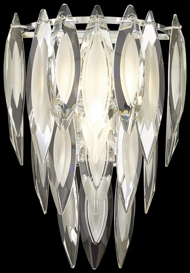 Бра, со светодиодными лампочками, комплект от Lustrof. 277119-623321, цвет хром