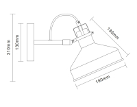 WML-425  С71 Бра настенное Camelion Amsterdam 13022