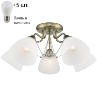 Потолочная люстра с лампочками Velante 727-507-05+Lamps