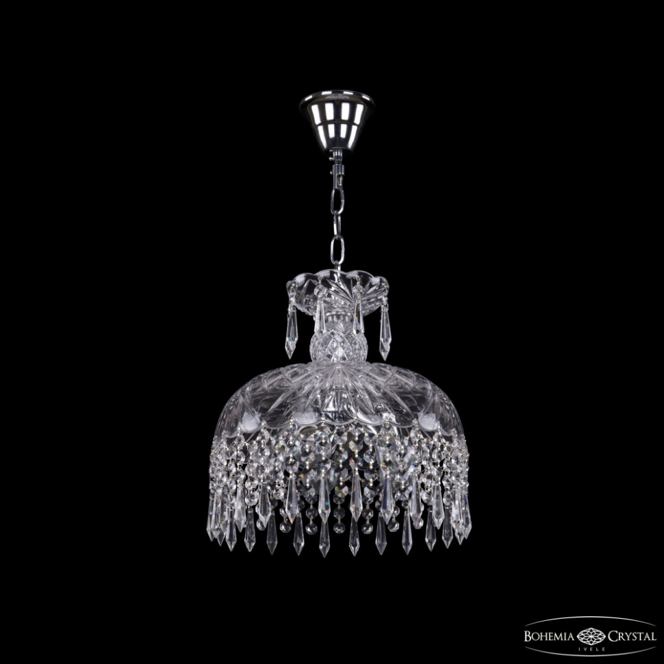 Подвесной светильник Bohemia Ivele Crystal 14781/30 Ni Drops, цвет никель 14781/30 Ni Drops - фото 1