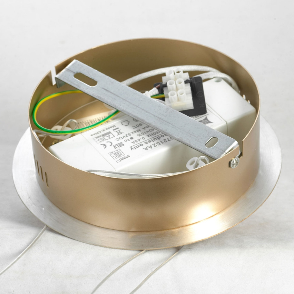 Подвесной светодиодный светильник LOFT (Lussole) INGERSOLL LSP-8348, цвет матовое золото - фото 4