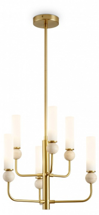 Люстра на штанге Freya Sunspot FR5482CL-06BS1