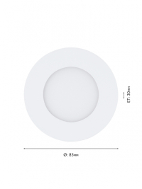 Встраиваемый светильник Eglo Fueva 1 pro 64618