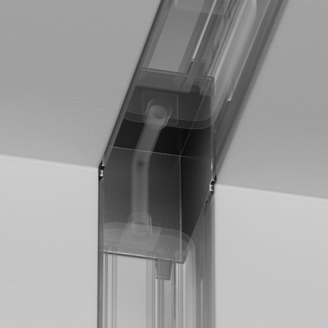 Коннектор L-образный для магнитного шинопровода Maytoni Technicall Radity TRA084CT-12B 