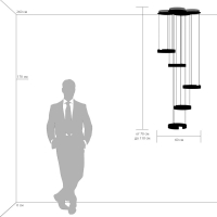 763439 Подвесная светодиодная люстра Lightstar Unitario