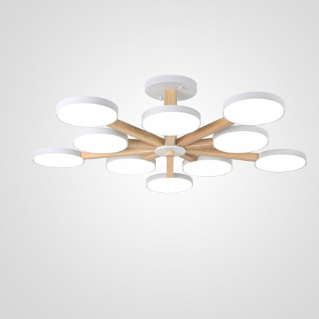 Люстра на штанге Imperiumloft TURNA White TURNA-B01