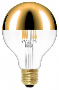 Ретро лампа E27 6W 2700К (теплый) Loft it Edison Bulb G80LED Gold