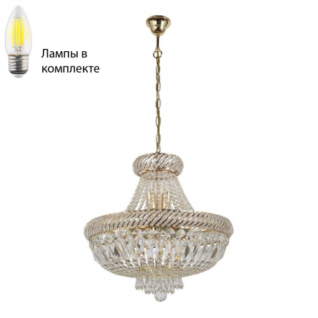 Подвесной светильник с лампочками Arti Lampadari Palermo E 1.5.45.101 G+Lamps 