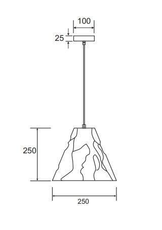 Подвесной светильник от Lustrof 735638-769616