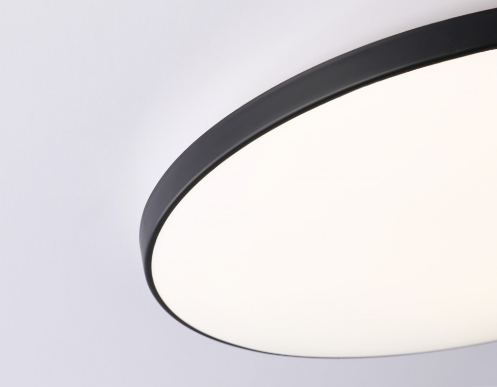Потолочный светодиодный светильник Ambrella light ORBITAL FZ1224, цвет черный - фото 4