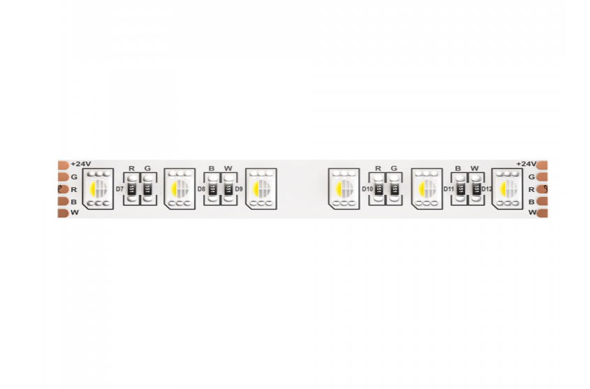 5м Светодиодная лента белого цвета 4000К 192W 24V 60LED IP20 Led strip Maytoni 10180 5650₽