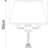 Настольная лампа в комплекте с лампочками  Arte lamp A3579LT-3AB+Lamps 