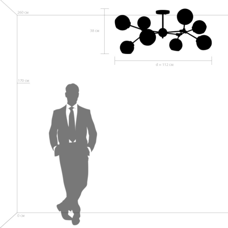 Потолочная люстра Lightstar с поддержкой Алисы, Beta 785086 