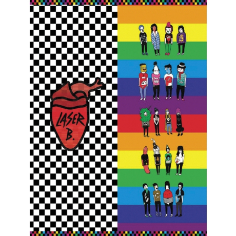 Нарушена упаковка!  <443407> Тетрадь А5, 48 л., HATBER, скоба, клетка, обложка картон, "Lazer B - Выпуск №1" (5 видов в спайке), 48Т5В1 (113818)