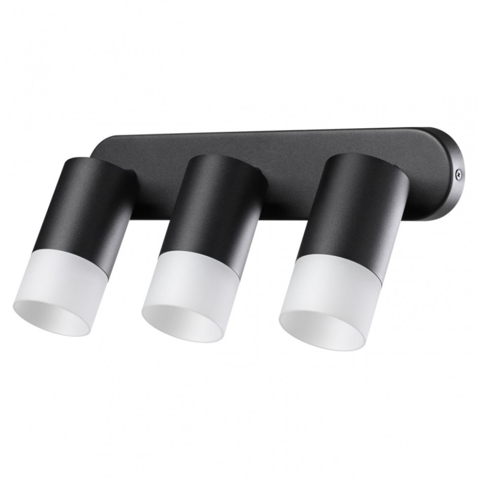 Спот со светодиодными лампочками GU10, комплект от Lustrof. №294583-647160, цвет черный