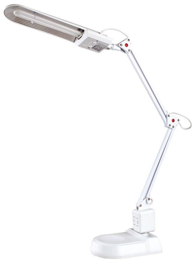 KD-017A C01 белый Настольный светильник с двойным креплением Camelion 3277 напяточники для педикюра силиконовые увлажняющие перфорированные 10 × 9 см one size белый