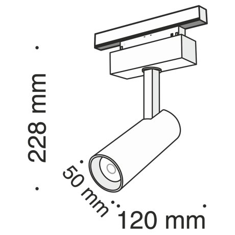Светильник на штанге Maytoni Technical Focus LED TR019-2-10W3K-B 