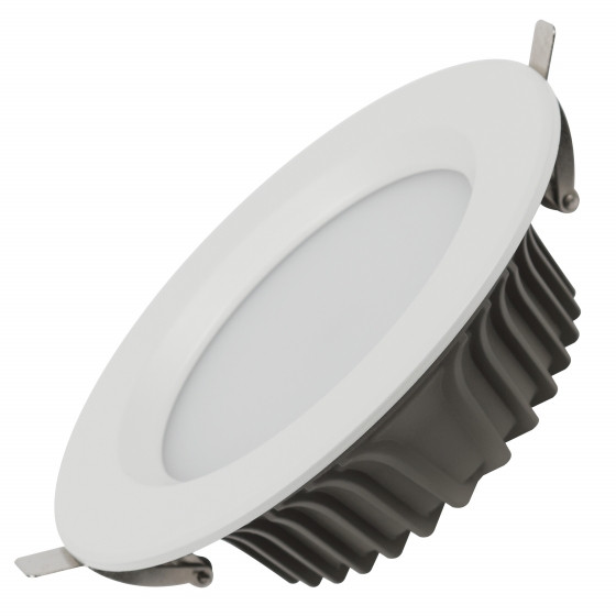 Промышленный встраиваемый светильник Downlight Эра SDL-10-90-40K-W20 (Б0049706), цвет белый