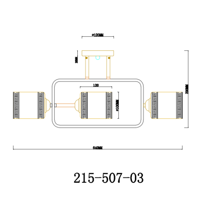 Люстра на штанге Velante  215-507-03 